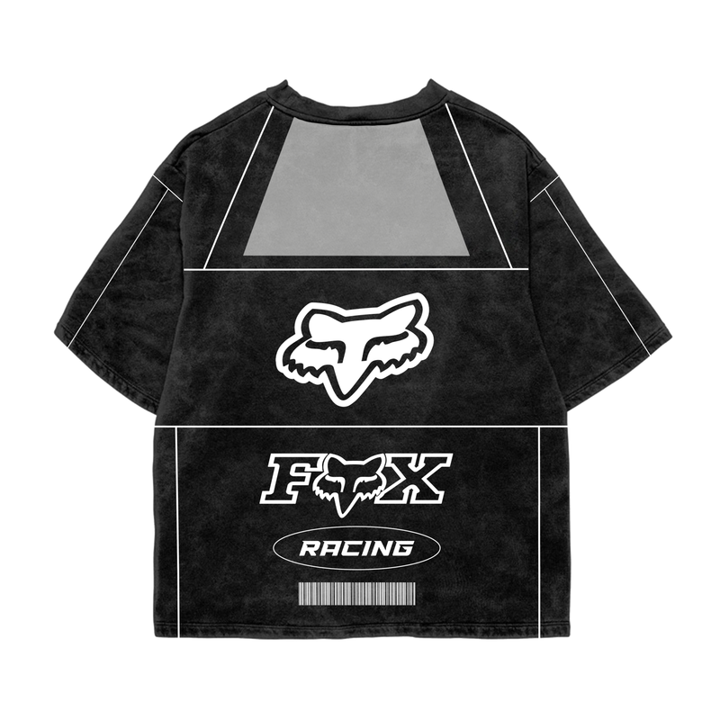 Fox Acid Wash Oversized Tee