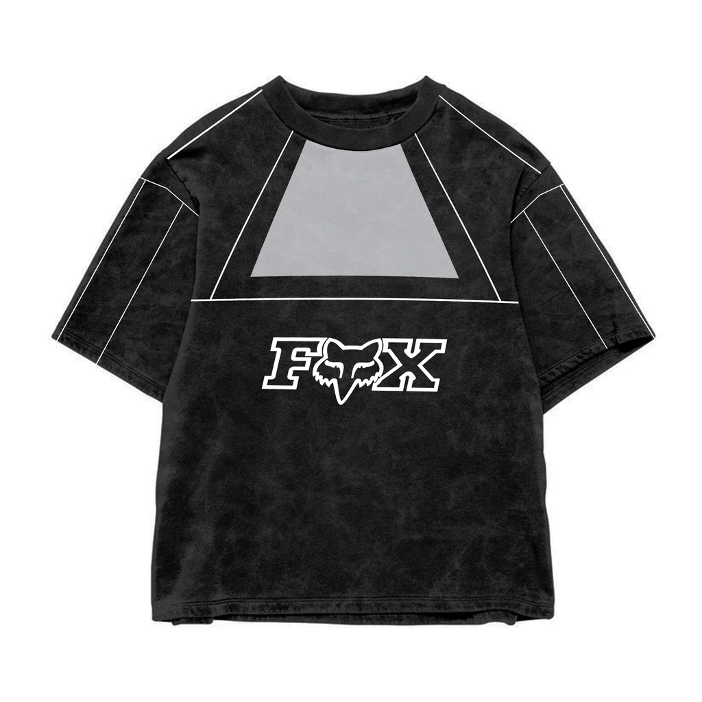Fox Acid Wash Oversized Tee