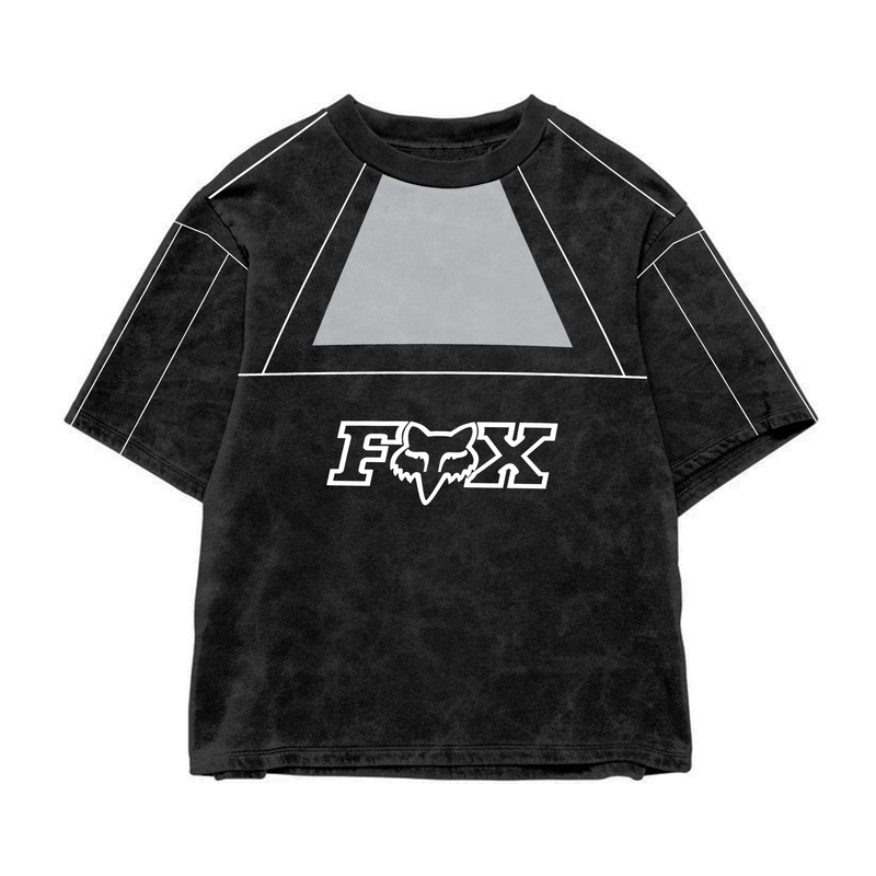 Fox Acid Wash Oversized Tee