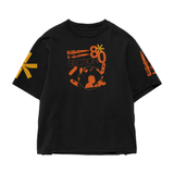 DAMNED LEAGACY BLACK OVERSIZED TEE