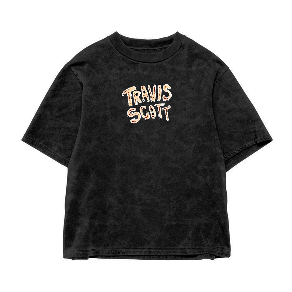 Travis Scott Acid Wash Oversized Tee