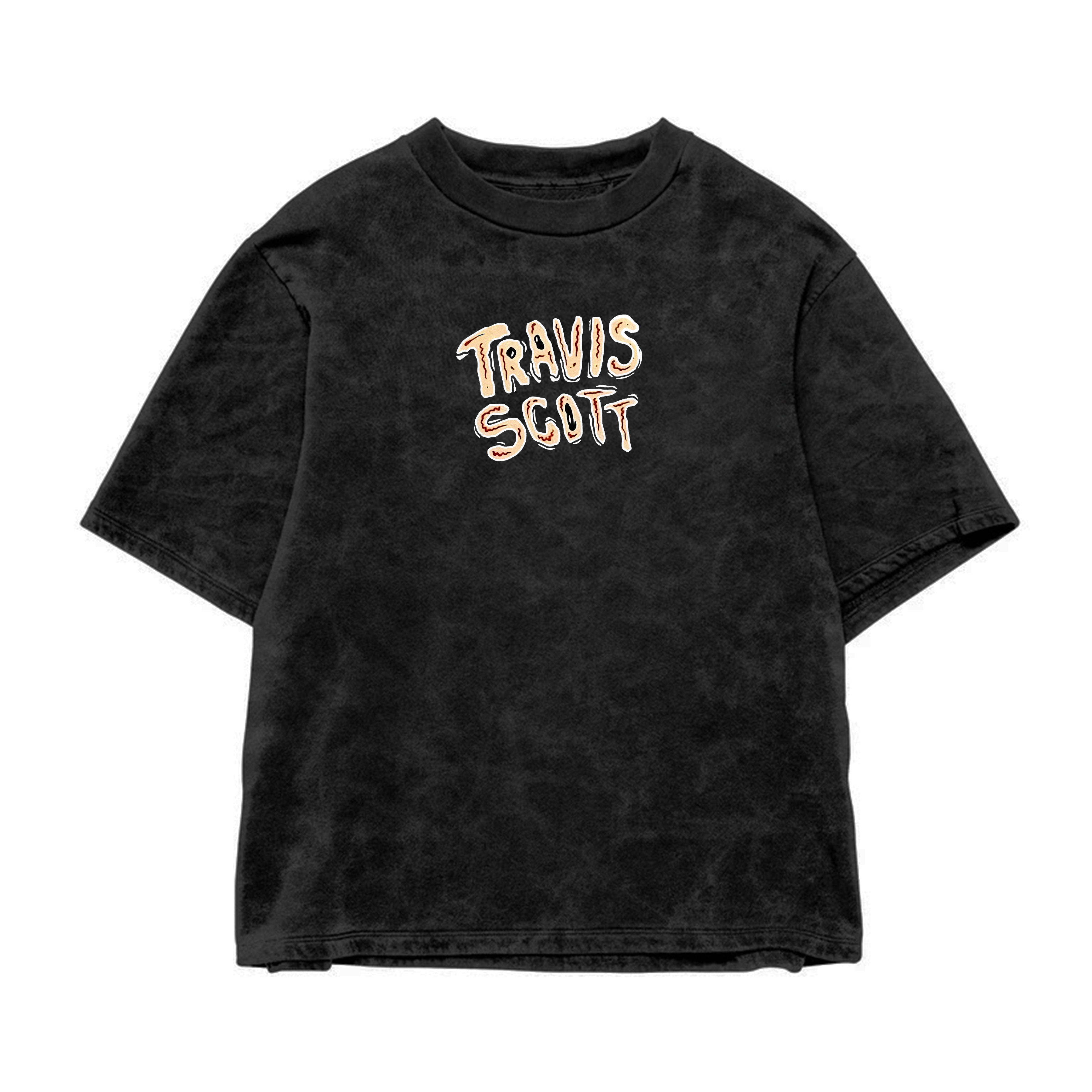 Travis Scott Acid Wash Oversized Tee