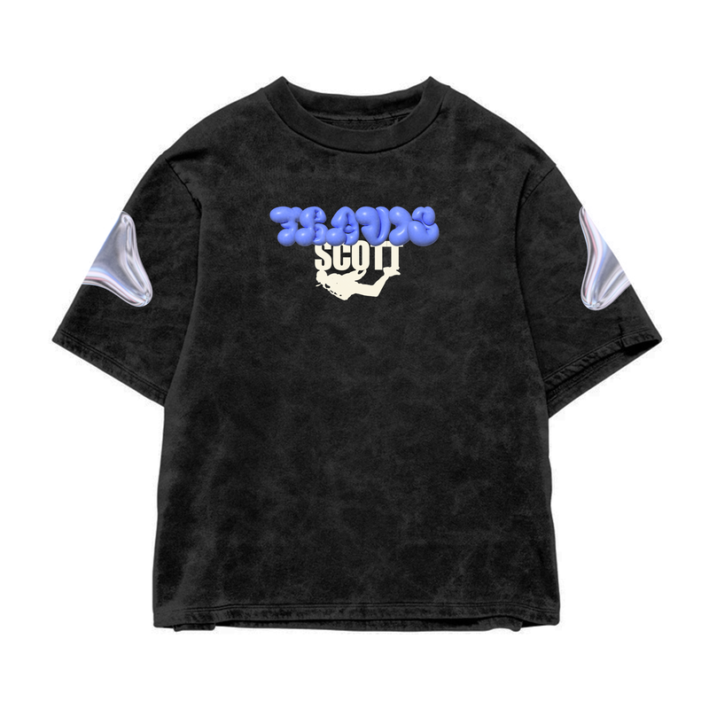 UTOPIA RAGER ACID WASH OVERSIZED TEE
