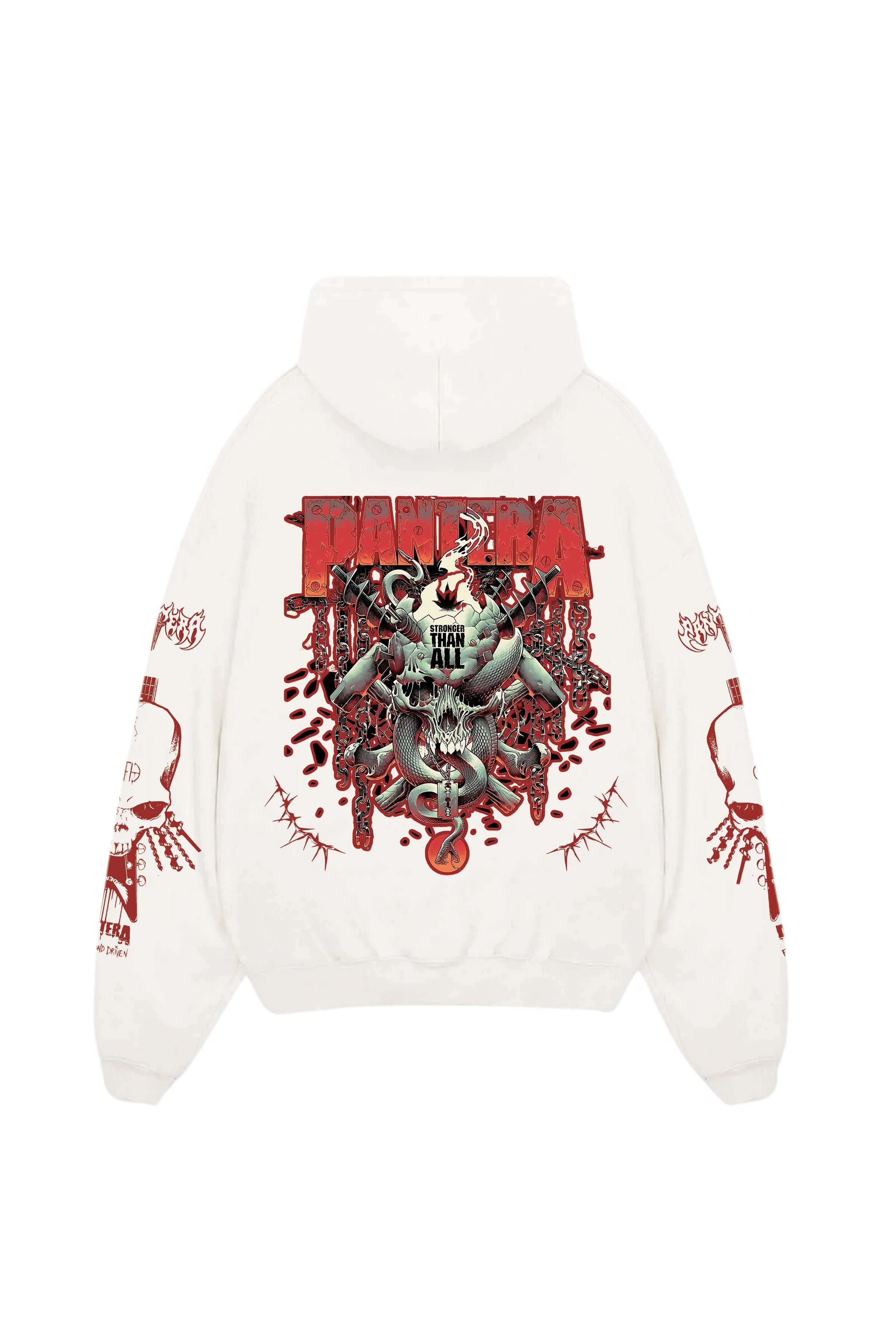 Pantera Acid Wash Oversized Hoodie OUR KARMA