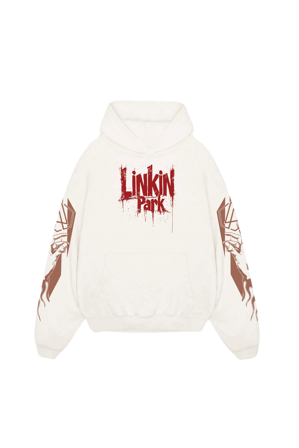 Linkin Acid Wash Oversized Hoodie OUR KARMA