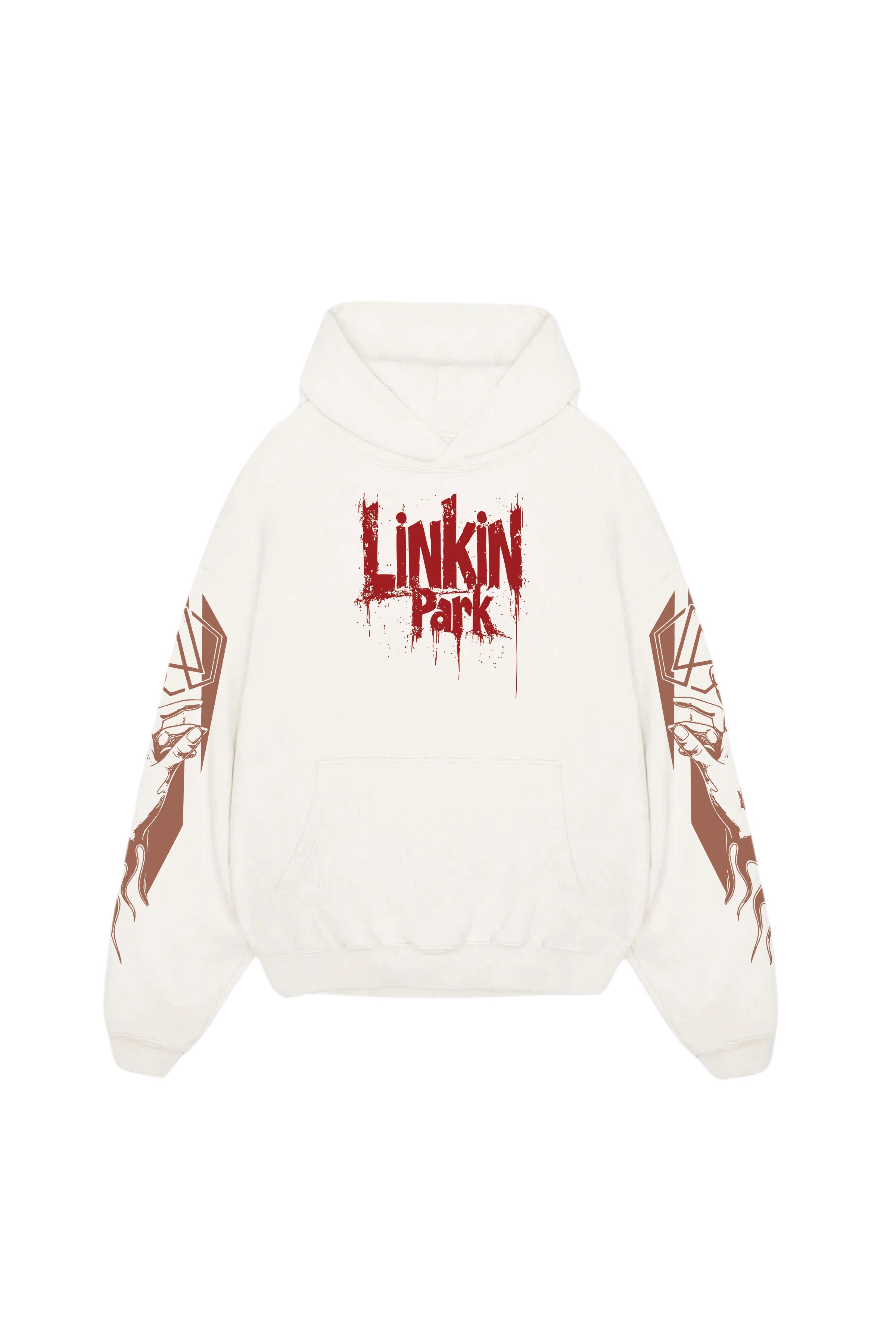 Linkin Acid Wash Oversized Hoodie OUR KARMA