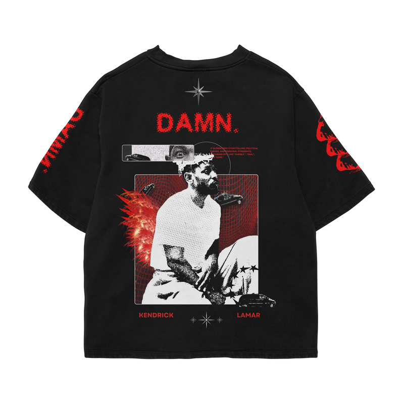 GOOD KID GONE ROGUE SOLID BLACK OVERSIZED TEE