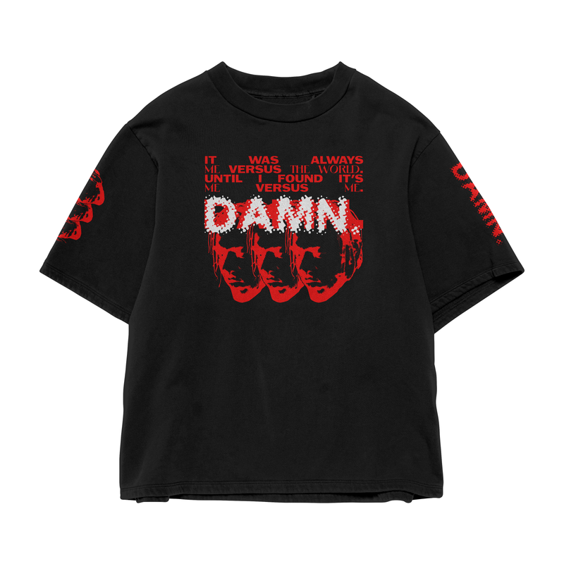 GOOD KID GONE ROGUE SOLID BLACK OVERSIZED TEE